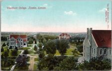 c1910s TOPEKA, Kansas Postcard WASHBURN COLLEGE Bird's-Eye Campus View - Unused picture