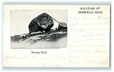 c1910 Steerage Rock Souvenir Of Brimfield Massachusetts MA Antique Postcard picture