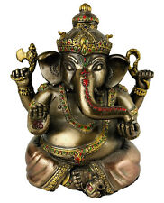 Lord Ganesha Statue Hindu elephant god summit collection Small 4.5” picture