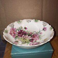 Large Antique Ceramic Serving Bowl Roses Cottage Chic ￼ picture