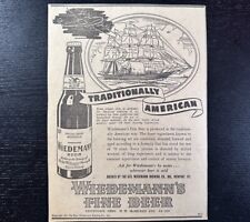 1941 Wiedemann Brewing Beer Newspaper Ad WWII WW2 Era Newport KY Cincinnati Ohio picture