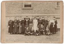 1894 Antique Class Photograph in West Jefferson - 8 Boys and 14 Girls -One Named picture
