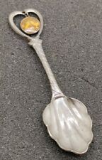 Vintage Collectors Spoon HERSHEY'S CHOCOLATE WORLD Souvenir Dangle Top Scalloped picture