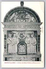 Postcard: Montepulciano, Altare, Della Robbia, Museo Civico, Undivided, Unposted picture