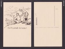 GERMANY, Postcard, Du Ari, schießt ihr heite?, Propaganda, WWI picture