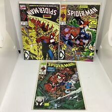 (Lot Of 3)Vintage 1990 Spider-Man Torment Parts 3-5 Bagged&Boarded picture