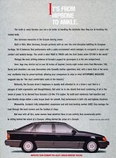 1988 Merkur Ford Scorpio -  Original Advertisement Print Art Car Ad J879 picture