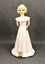 Growing Up Birthday Girls Blonde Age 13 Figurine - Enesco 1981 picture