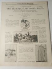 1928 vintage print ad the Pennsylvania Drilling Company Pittsburgh PA core drill picture