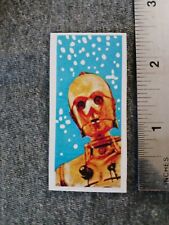 Menko Trading Card Star Wars C3PO Near Mint Pack Fresh Darth Vader R2D2 JAPAN picture