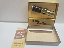 Vintage Working Nimrod Executive Pipeliter Pipe Lighter, Original Box   6483/24 picture
