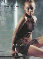 vintage EMANUEL UNGARO 1-Page PRINT AD 1998 DIANE KRUGER sexy woman thighs picture