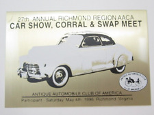 1996 27th Annual Richmond Region AACA Antique Automobile Club of America VA (A3) picture