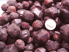 Garnet red pyrope mine rough crystals bigger 1/2-1 inch  Madagascar 1/4 pound picture
