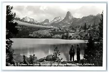 Fin Dome From Lower Raelake Kings Canyon National Park CA RPPC Photo Postcard picture