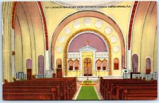 Postcard - Interior View Of New Greek Orthodox Church - Tarpon Springs, Florida picture