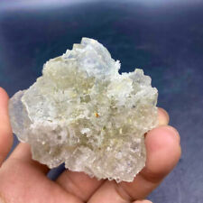 201G Rare Transparent White Cube Fluorite Mineral Crystal Specimen/China picture