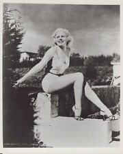 Jean Harlow (1950s) ❤ Hollywood Beauty - Leggy Cheesecake Vintage Photo K 461 picture