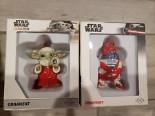 Lenox Star Wars Grogu Santa And R2D2 Christmas Ornament picture