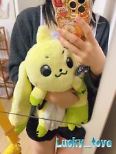 Anime Digimon Adventure Terriermon Plush Hat Digital Monster Doll Plushie Toy picture