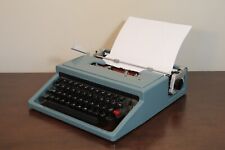 1960s Olivetti Ventura Portable Typewriter w/Case & Original Documents picture