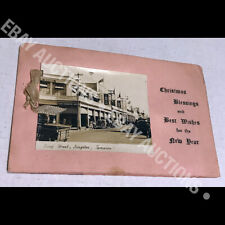 Original c. 1920s REAL PHOTO rppc Christmas Card from Kingston Jamaica picture