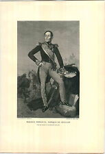 1897 Napoleon Bonaparte Marshal Emmanuel Marquis De Grouchy PRINT picture