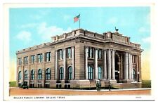 Vintage Dallas Public Library, Dallas, TX Postcard picture