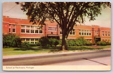 Vintage Postcard MI Parchment School ~7764 picture