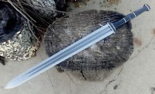 WILD CUSTOM HANDMADE 30 INCHES LONG IN HIGH POLISHED STEEL HUNTING PERFECT SWORD picture