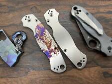 ADD your IMAGE to any scales for Spyderco Paramilitary 2 Para 3 & MORE picture