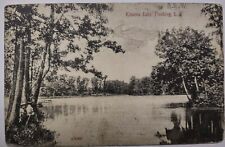 Kissena Lake Flushing Queens New York 1907 Postcard Undivided Back NY picture