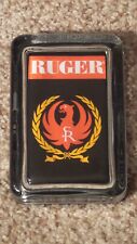 Ruger Firearms Advertising Glass Desk Paperweight NOS picture