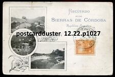 ARGENTINA Postcard 1904 Sierras de Cordoba Multiview picture