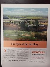 Hercules Cellulose Acetate 1943 Fortune Magazine WW2 Print Advertising Airplane picture
