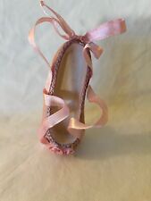 Ballet Point Slipper Pink Ceramic Figurine picture