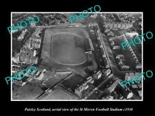 OLD 8x6 HISTORIC PHOTO OF PAISLEY SCOTLAND ST MIRREN FOOTBALL STADIUM c1930 picture