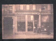 REAL PHOTO ASHLAND OHIO FURNITURE STORE DOWNTOWN ADVERTISING POSTCARD COPY picture