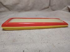 Vintage Rare 1960s Sterling 526 Slide Top Pencil BoxYellow/Red USA picture