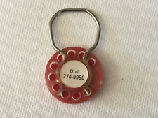 Vintage Lois & Ed's Corner Chillicothe IL Keychain, Illinois Key Ring picture