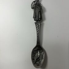 1980 Franklin Mint THE NIGHTINGALE  Brothers Grimm Pewter Fairy Tale Spoon picture