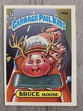 Garbage Pail Kids GPK 4th Series Bruce Moose Card 142a Rare Non Die Cut Error picture