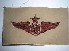 USAF SENIOR ENLISTED AIRCREW EMBROIDERED WINGS - DESERT picture