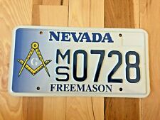 Nevada Freemason/Masonic License Plate picture