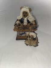 BOYDS BEARS BEARSTONE COLLECTION JUDGE GRIZ..HISSONAH FIGURINE EDITION 2E picture