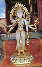 Antique Master Quality Handmade Crystal Amoghapasha Avalokiteshvara  Rupa Nepal picture