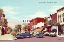 MAIN STREET, CONNEAUT, OHIO circa 1950 picture