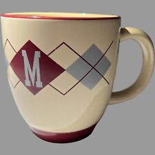 Texas A&M Argyle coffee mug Burgundy Gray Cream Mug Alumni School Pride Classic picture