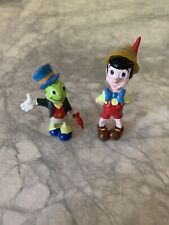 Vintage Pinocchio and Jiminy Cricket figures Vintage Disney PVC picture