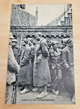 Postcard WW1 English Soldiers Captured Near Ypern Belgium picture